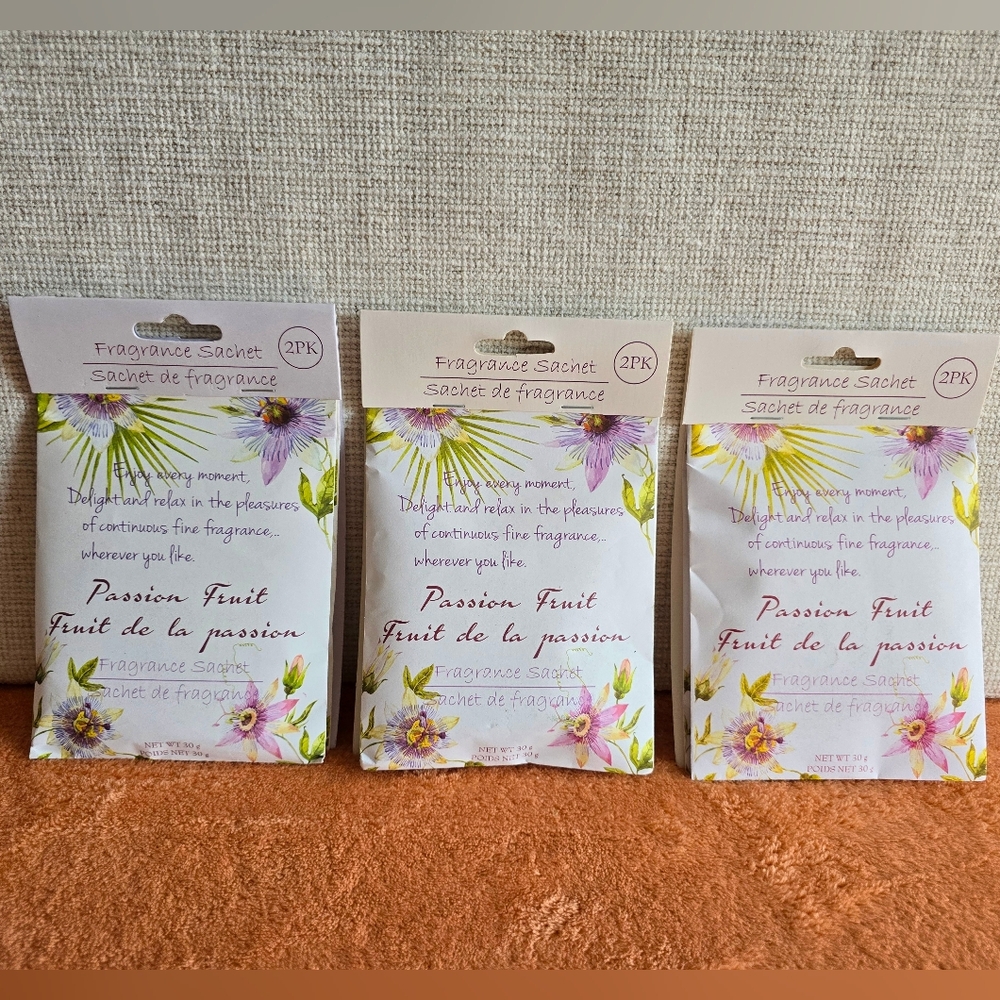 Fragrance Sachets Of Passion Fruit 2 Pack Bundle Sale Home Fragraces